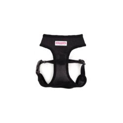 Mesh Dog Harness Black M 44-57cm